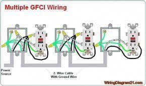 Multiple Gfci Outlet Wiring Diagram Solarenergyprojects Outlet Wiring Electrical Wiring Gfci