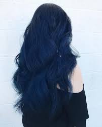 Dark hair is mysterious and so, so sexy! Create Photo Hair Color Blue Dark Blue Hair Hair Styles