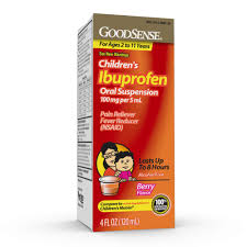 Goodsense Childrens Ibuprofen Oral Suspension Berry Flavor 4 Fluid Ounce
