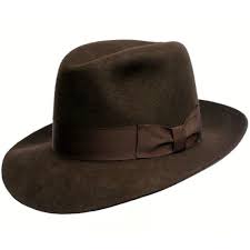 Either way all of these indiana jones hats will work as a costume or for everyday wear if you like the look. Mens Superb Quality Lined Fedora Hat Indiana Jones Style Brown Wool Felt
