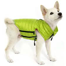 Gooby Puffer Down Dog Vest Lime At Baxterboo Com Dog