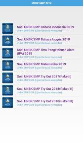 Membuat soal ujian online ataupun tugas bisa dilakukan menggunakan google classroom atau moddle yang memang paling sering direkomendasikan. Unbk Smp 2020 For Android Apk Download