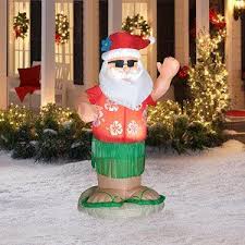 Whether you opt for one outdoor centerpiece or a cast of cheerful figures to light up your lawn, you can bring the spirit of the season to your outdoor christmas decorations in a few simple steps. Christmas Decoration Lawn Yard Inflatable Santa Inflatable Christmas Decorations Christmas Inflatables Christmas Yard Inflatables