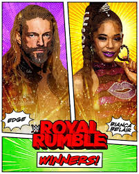 1,967 likes · 108 talking about this. In Pics Wwe Royal Rumble 2021 Edge Runs The Rumble Gamut Bianca Belair Gets Emotional After Win Photogallery
