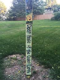 Make or buy a peace pole for your church grounds. Peace Poles Make Great Garden Art