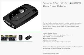 You are required to register the speed camera detector product with snooper answer: 3zero Snooper Manual
