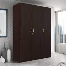 Jiangmen kemei steel cabinet co., ltd. Buy Prime Engineered Wood 3 Door Wardrobe In Wenge Colour By Hometown Online At Best Price Hometown