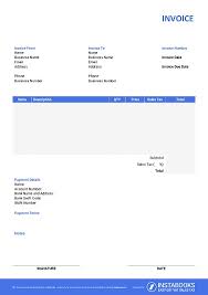 If you're interested in a more customized solution, freshbooks offers a free. Download Free Pdf Invoice Templates Instabooks