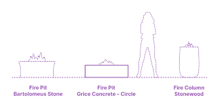 Orren Ellis Grice Concrete Propane Gas Fire Pit Table