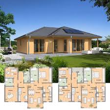 Unseren Bungalow 128 Gibt Es Mit Und Ohne Einliegerwohnung Nicht Nur Praktisch Fur Mehrere Generationen Unter Einem Dach M Haus Haus Bauen Haus Grundriss