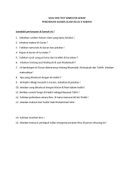 We did not find results for: Soal Mid Test Semester Genap Pak Syarif Agama