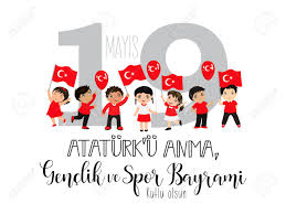 Neden 19 mayıs sorusunun cevabına gelince, türk i̇stiklal savaşının başlangıcı kabul edilen atatürk'ün samsun'a ayak bastığı tarih 19 mayıs 1919 yılının öneminden dolayıdır. Vector Illustration 19 Mayis Ataturk U Anma Genclik Ve Spor Royalty Free Cliparts Vectors And Stock Illustration Image 100295781