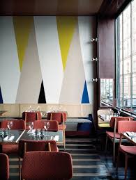 Restaurant Pan Daily Home Decorations Wall Design Restaurant Design Striped Walls Living Room