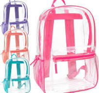 Mochilas transparentes a granel al por mayor para la escuela, paquete de 24  mochilas transparentes para niños, niñas, escuela, estadio, viajes, ...