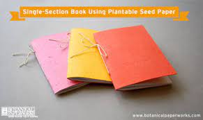 Fold the paper in half with a hamburger fold — in other words, your fold should make the paper shorter and fatter, not longer and skinnier. Diy Tutorial How To Create A Plantable Single Section Book Using Seed Paper Botanical Paperworks