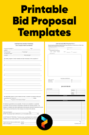 Check spelling or type a new query. 10 Best Free Printable Bid Proposal Templates Printablee Com