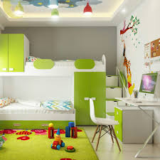 Bunker Bed And A Study Corner Complete This Vibrant Kid S Room Childrens Bedrooms Design Stylish Kids Room Kids Room Design
