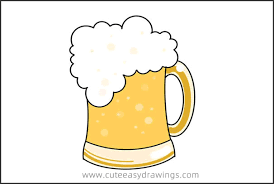 I simplify it to its simplest for and make everything easy pictures to draw. How To Draw Beer Easy Step By Step For Kids Cute Easy Drawings