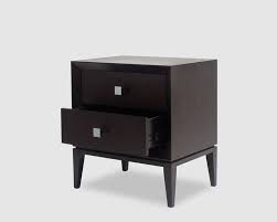 Alice Wenge Oak Two Drawers Bedside Table Komidin
