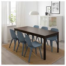 Ekedalen Extendable Table Dark Brown Min Length 47 1 4 Ikea Dark Brown Dining Table Brown Dining Table Dark Brown Table