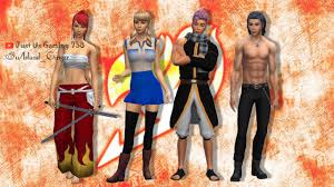 Like the snes with famicom games on the ds all that is blocking the gb games from going in is two tabs. My Attempt At Making The Cast Of Fairy Tail In The Sims 4 Cc Links To Natsu Erza S Outfits In The Comments Sims4