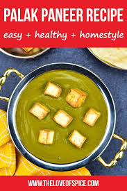 Easy Healthy Palak Paneer Recipe Recipe In 2020 Curry Recipes Vegetarian Paneer Recipes Paneer