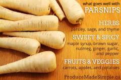 What goes well with parsnip?