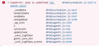 gantt ajax error gantt dhtmlx