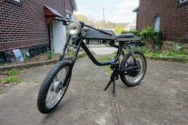 Electric Moped Blade Runner Inspired Space Bike In 2021 Electric Moped Moped Electric Motorcycle