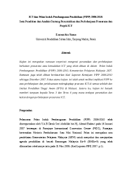 Pelan ini memberi tumpuan kepada pembinaan asas transformasi dan memberi penekanan kepada menambahbaik sistem dengan mempercepat perubahan kaedah pelaksanaan program. Top Pdf Ict Dan Pelan Induk Pembangunan Pendidik 123dok Com