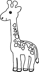 Giraffe Cute Preschool Free Coloring Page Printable Coloring Pages For Kids Giraffe Coloring Pages Free Coloring Pages Zebra Coloring Pages