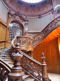 Escalier De La Maison Des Scientistes Lviv Ukraine House Of Scientists Staircase Lviv S Neo Baroque Stair Railing Design Staircase Design Railing Design