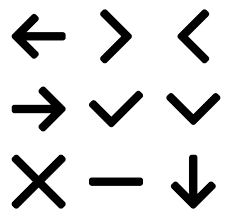 113 233 Free Vector Icons Of Arrow Icon Set Design Vector Free Down Arrow Icon