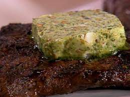 Grilled Flat Iron Steak With Pistachio Pesto Butter Recipe | Aaron Mccargo  Jr. | Food Network