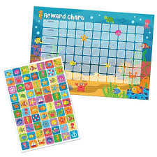 sealife friends sticker reward chart ocado