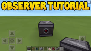 Minecraft #howto #tutorial minecraft observers are incredibly useful, today i show you how you can utilise that block. Minecraft Pe 0 15 0 Update How To Use Observer Block Tutorial Youtube
