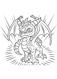 Download this adorable dog printable to delight your child. Spyro In Skylanders Coloring Page Free Printable Coloring Pages For Kids
