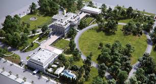 3d Washington Dc White House Model In 2020 White House Usa White House Washington Dc White House Drawing