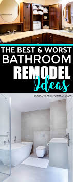 No matter what type of bathroom remodel you plan to undertake, it is best to consult a bathroom remodeling expert. The Best And Worst Bathroom Remodel Ideas For A Dated Bath