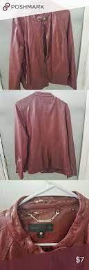 3 10 Red Worthington Faux Leather Jacket Faux Leather Jackets Jackets Worthington