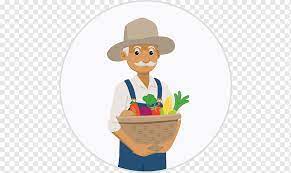 Carácter de dibujos animados de granjero. Agricultura Campesina Venta De Alimentos Comida Vertebrado Agricultura Png Pngwing