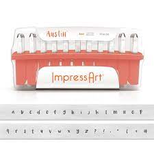 Alphabet and number stamps are perfect for making identification marks. Buy The Impressart Austin Lowercase Letters Metal Stamp Set At Michaelssart Austin Lowercase Letters Metal Stamp Set At Michaels