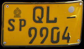 Gb car registration numberplate sign design. Vehicle Registration Plates Of Sri Lanka Wikipedia