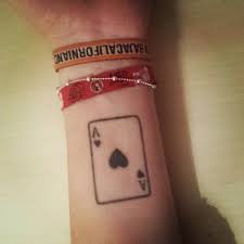 Maybe you would like to learn more about one of these? Forearm Tattoo Of The Ace Of Hearts Card On Sara