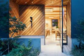 Modern japanese home tour what $8m gets you in tokyo, japan! Modern Japanese Cafe With A Cozy Residence Above Makes A Woodsy Impression