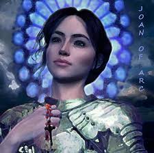 Joan of Arc Flower of France Painting by Suzanne Silvir