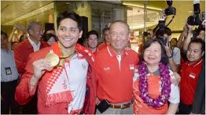 Although comfortable financially, his father could not read or write. Singaporean Joseph Schooling Goes Home A Hero