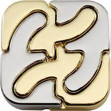 Hanayama metal puzzles level 6 solution. Cast Square Hanayama Metal Puzzles Puzzle Master Inc