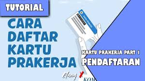 Namun, manajemen pelaksana program (pmo) kartu prakerja menegaskan, peserta yang sudah menerima insentif tahun ini, tidak bisa kembali. Cara Daftar Kartu Prakerja Part 1 Youtube