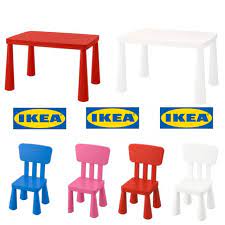 Meja tk terbuat dari kayu jati kayu mahoni ataupun kayu lokal lainnya, kualitas standard jepara, lebih bagus dari. Ikea Mammut Children S Table Chair Meja Kanak Kanak Shopee Malaysia
